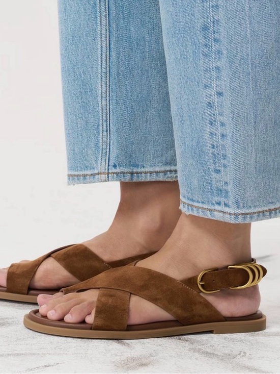 rag & bone Shoes - Rag & Bone Women’s Gio Toe Loop Suede Sandals - BRAND NEW/NEVER USED - Size 9